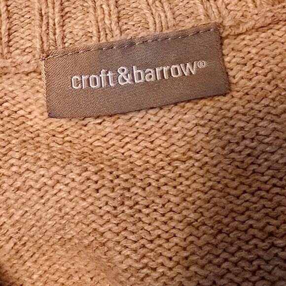 Croft & Barrow winter scene wool angora hair blend cardigan - Picture 5 of 6